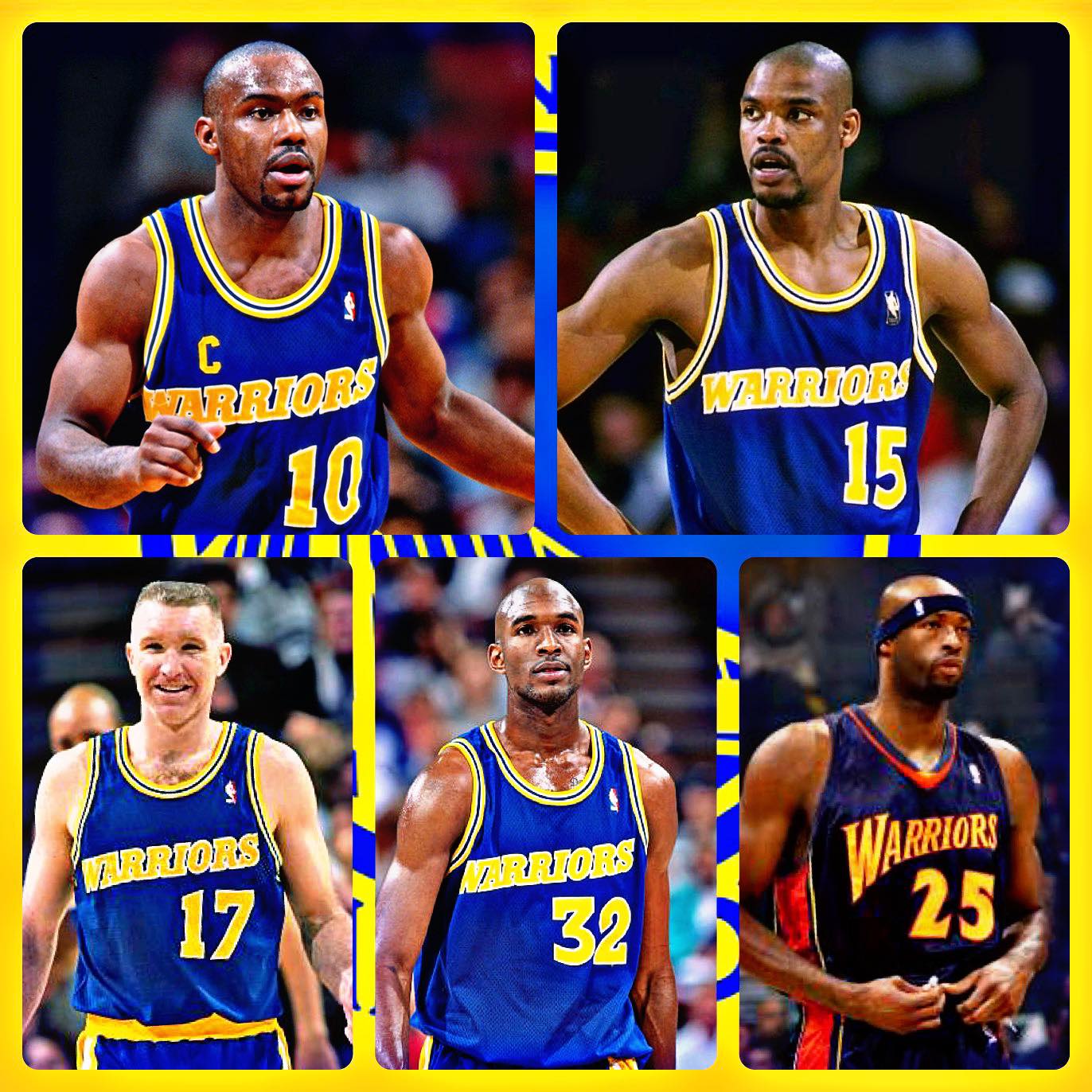 Golden State Warriors 1990's All-Decade Team PG/Tim Hardaway SG