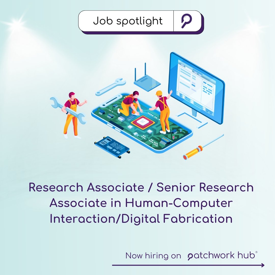 Patchwork Hub - 🚨 Job spotlight alert 🚨 The University of... | Facebook