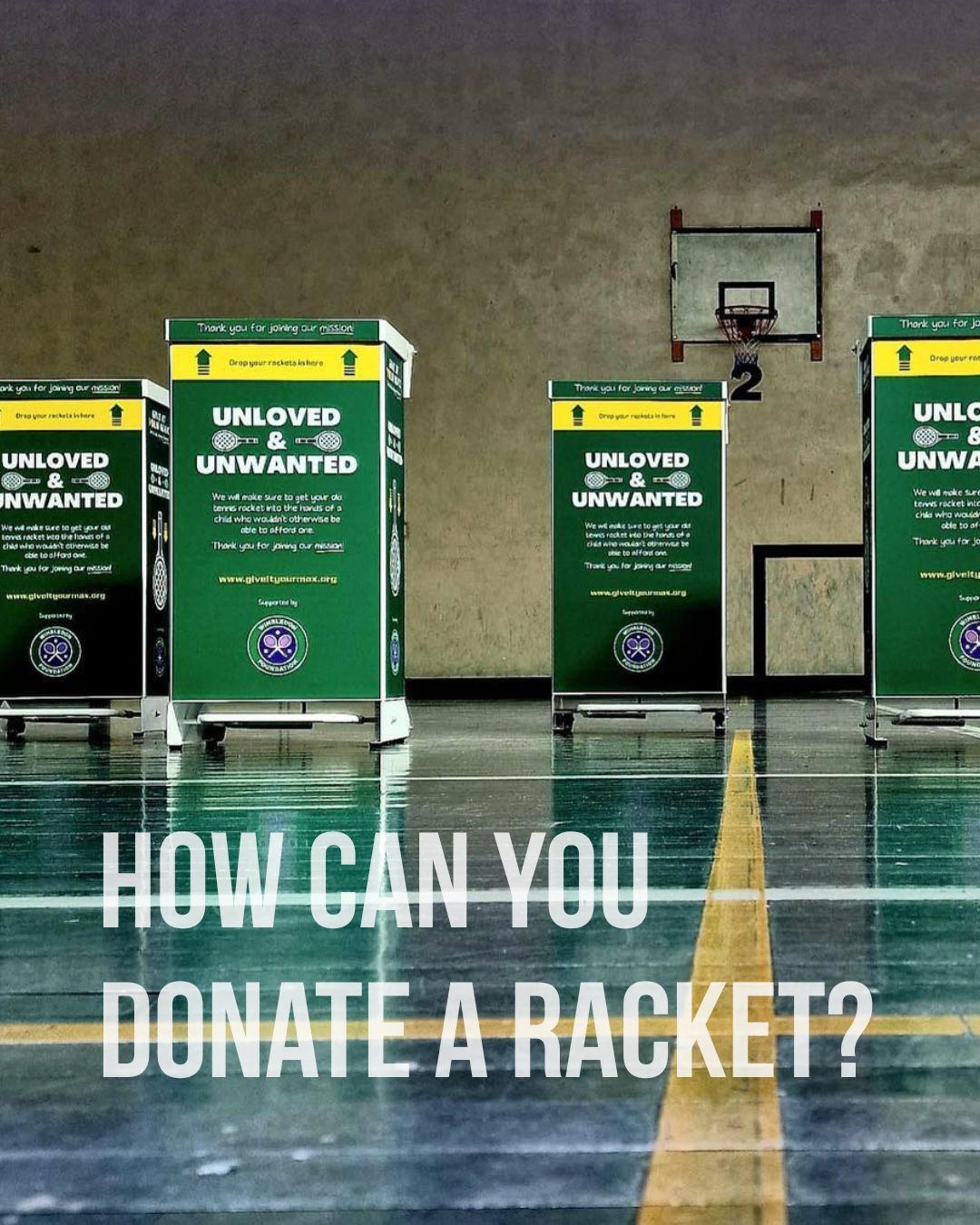 To donate a racket today simply locate... - Give It Your Max | Facebook