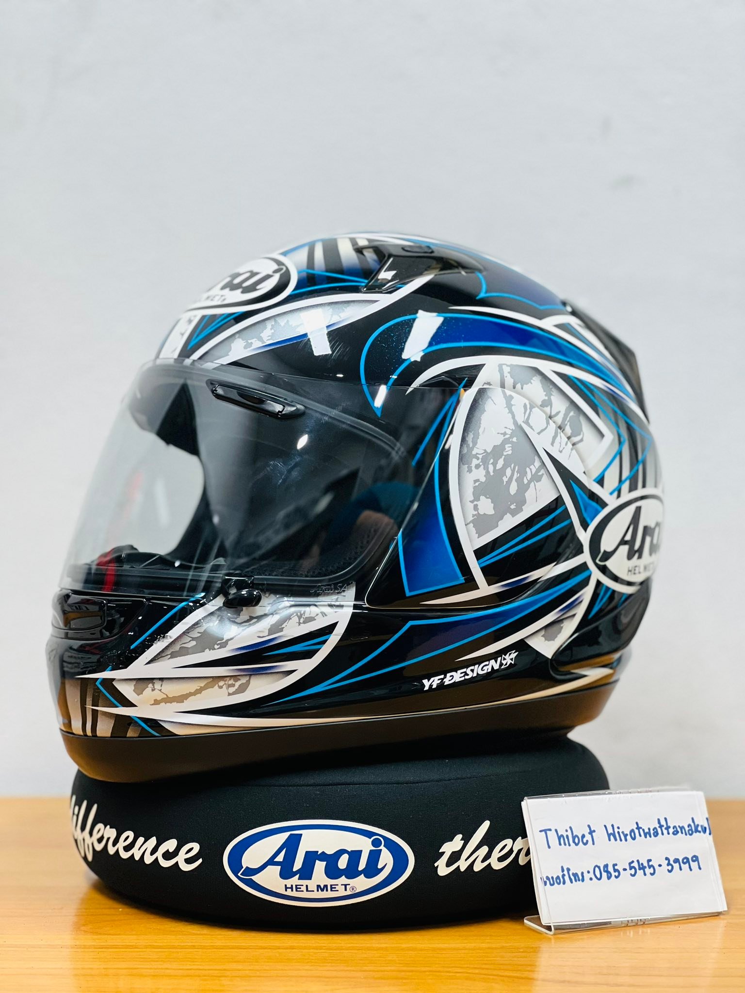 ARAI Astro IQ Flash blue ? Size S (55-56cm) สภาพสี 80++ มีตำหนิสี 