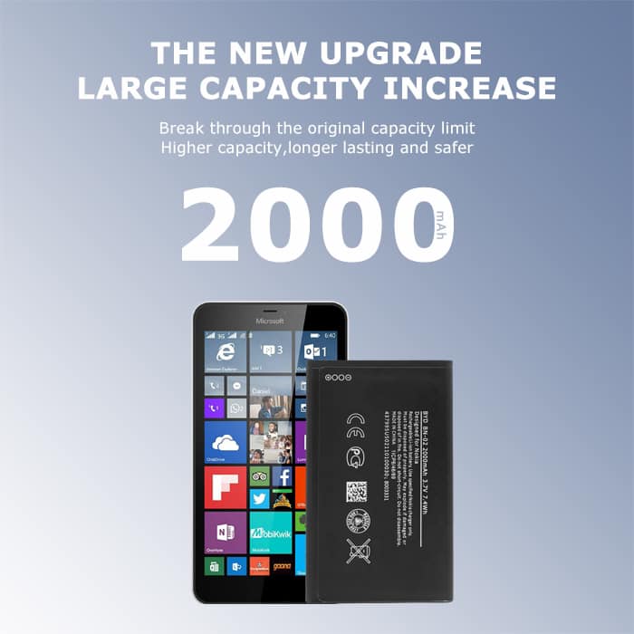 New Battery For Nokia XL 4G RM-1061 RM-1030 RM-1042 BN-02 BN02 3.7