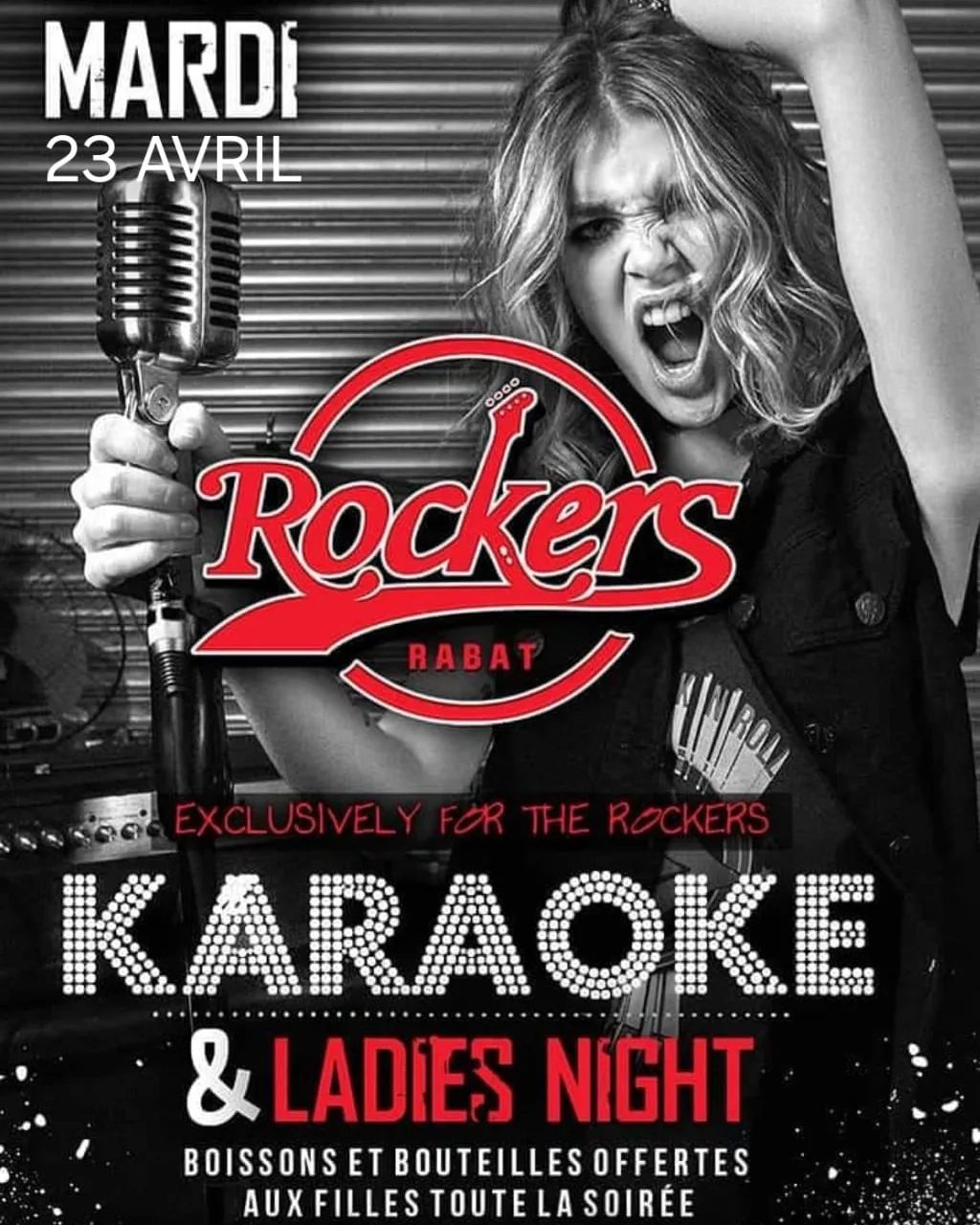Rockers Rabat - 🎙🎙🎙 KARAOKE & LADIES NIGHT PARTY 🎙🎙🎙 🔺️...