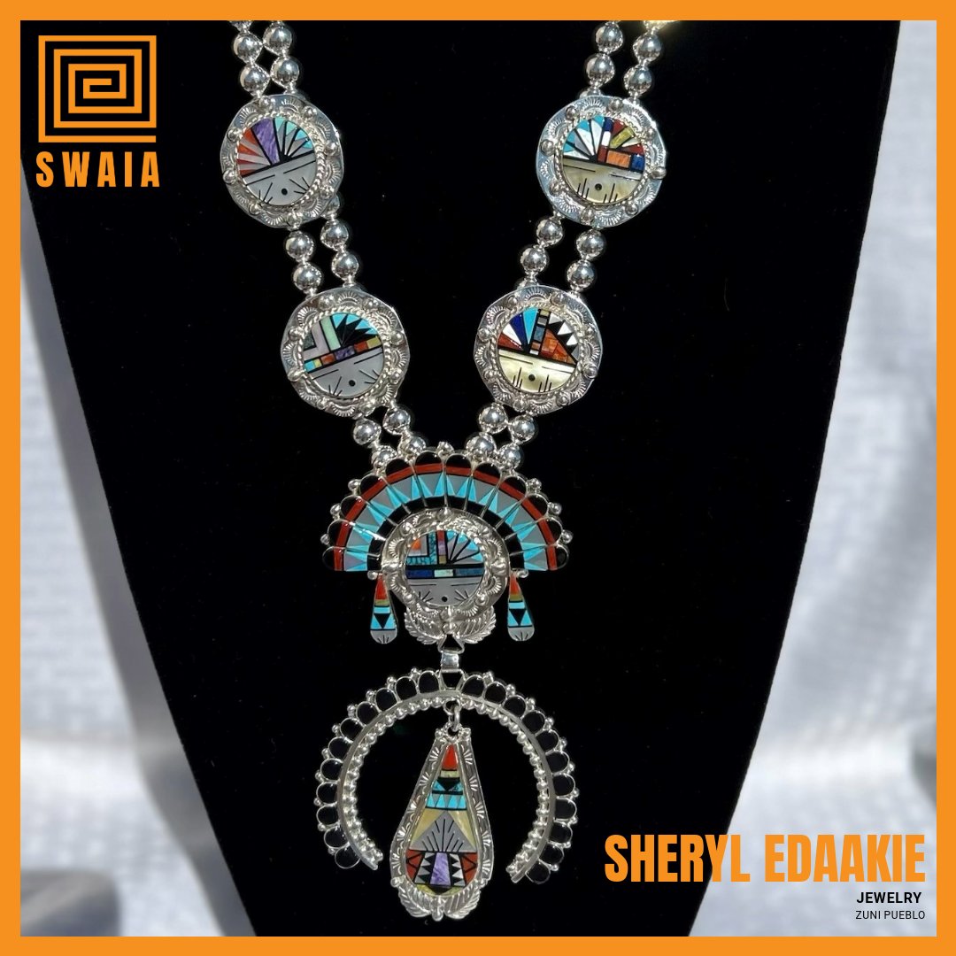 Meet Sheryl Edaakie, a master of multi-colored inlaid jewelry