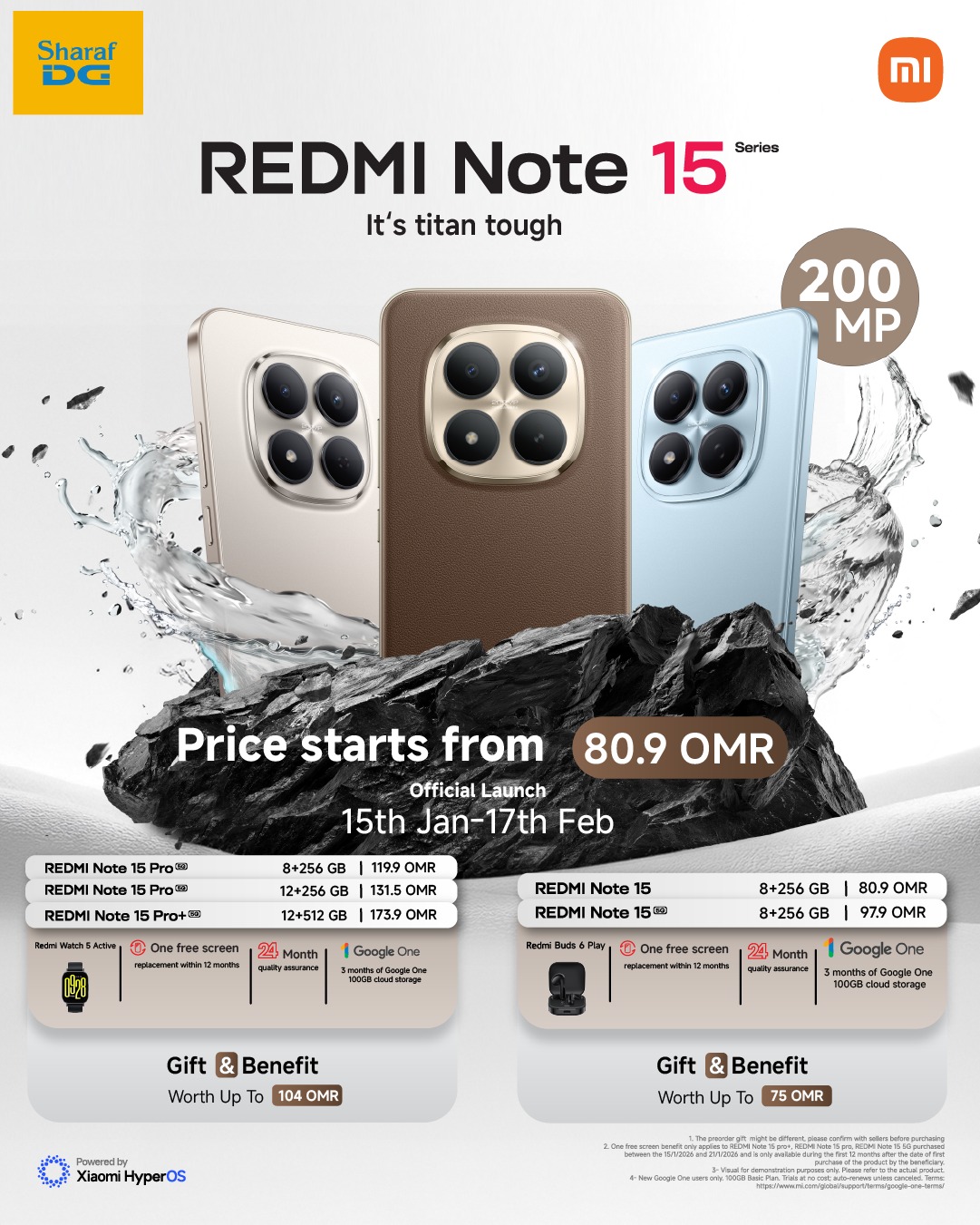 Sharaf DG Oman - 📱🚀 Redmi Note 15 Series — Now Available!... | Facebook