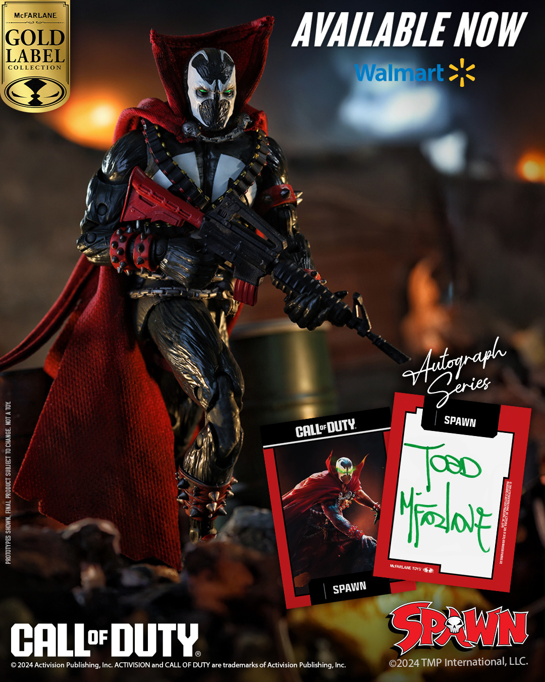 Spawn (Call of Duty) AUTOGRAPH SERIES Gold Label is AVAILABLE NOW