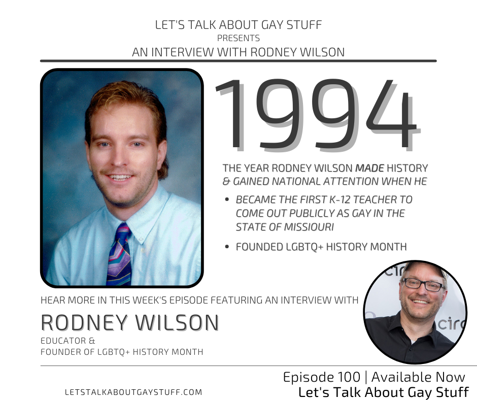 In 1994, 29 year-old, Rodney... - Let's Talk About Gay Stuff | Facebook