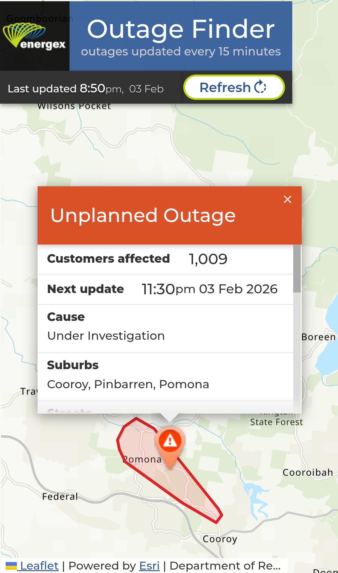 People - Have you lost power? My lights flickered a couple of times ...