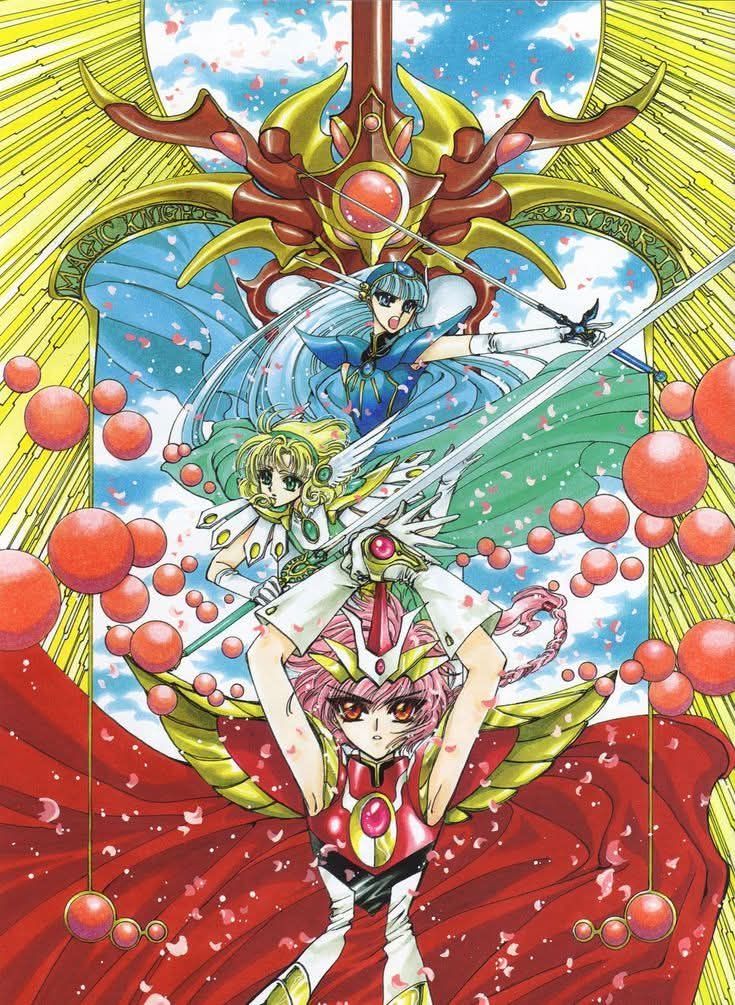 Magic Knight Rayearth by CLAMP: (1993 / 1996)