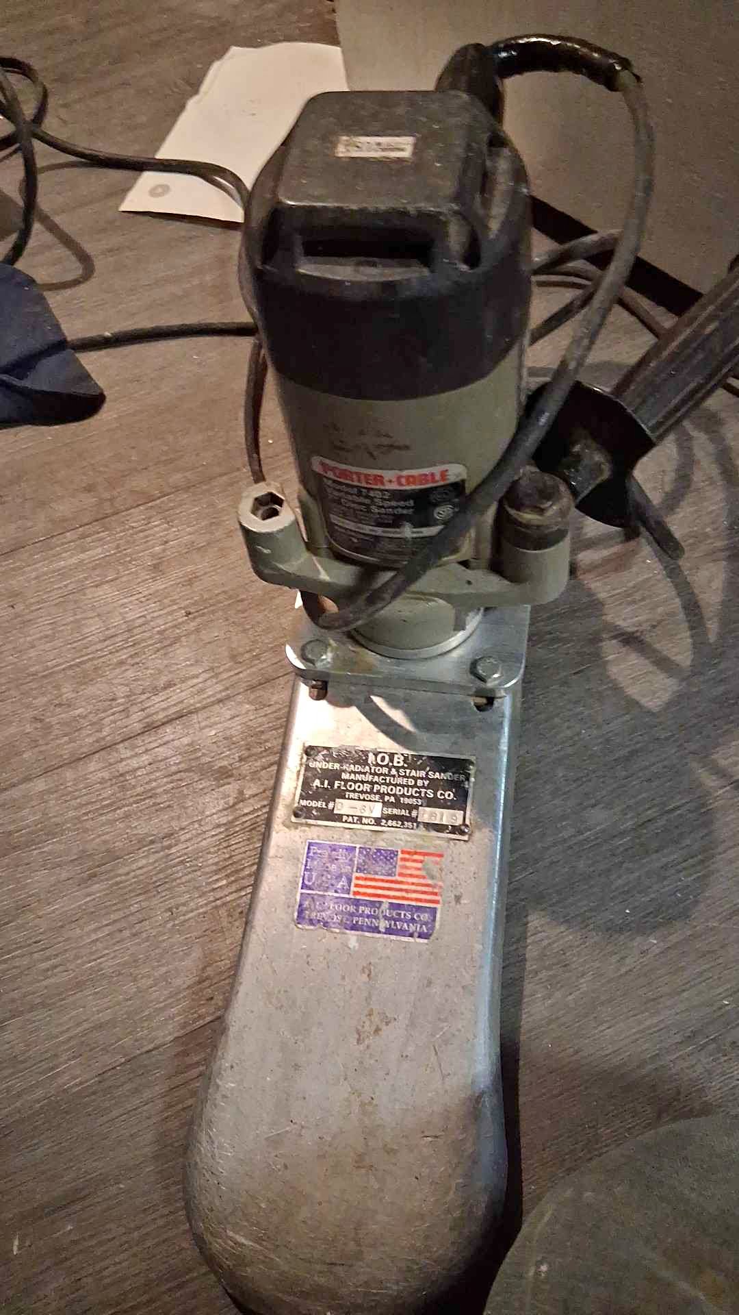 Porter-Cable O.B. Under-Radiator Stair Sander - Sanders - Philadelphia ...