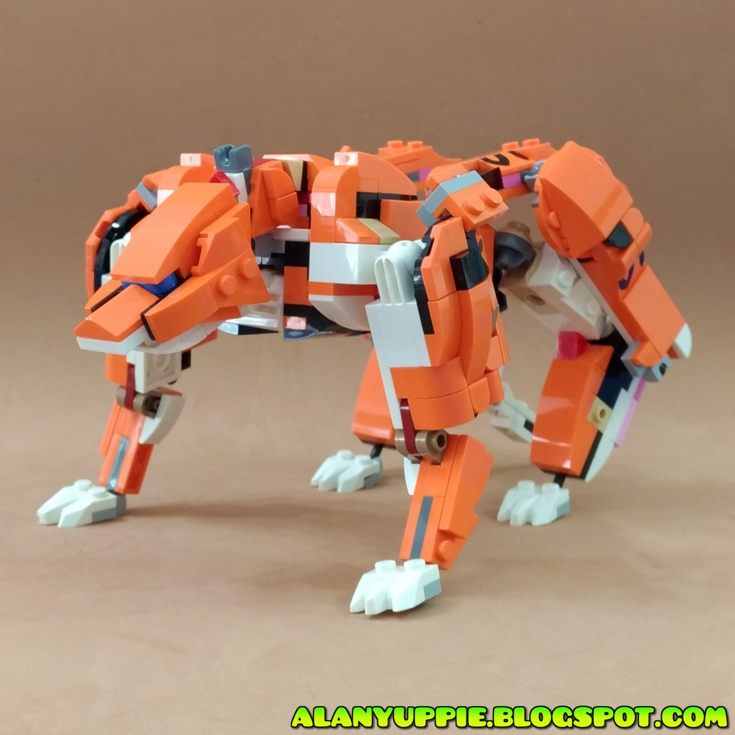 This creation was made using only the parts from LEGO set 31129