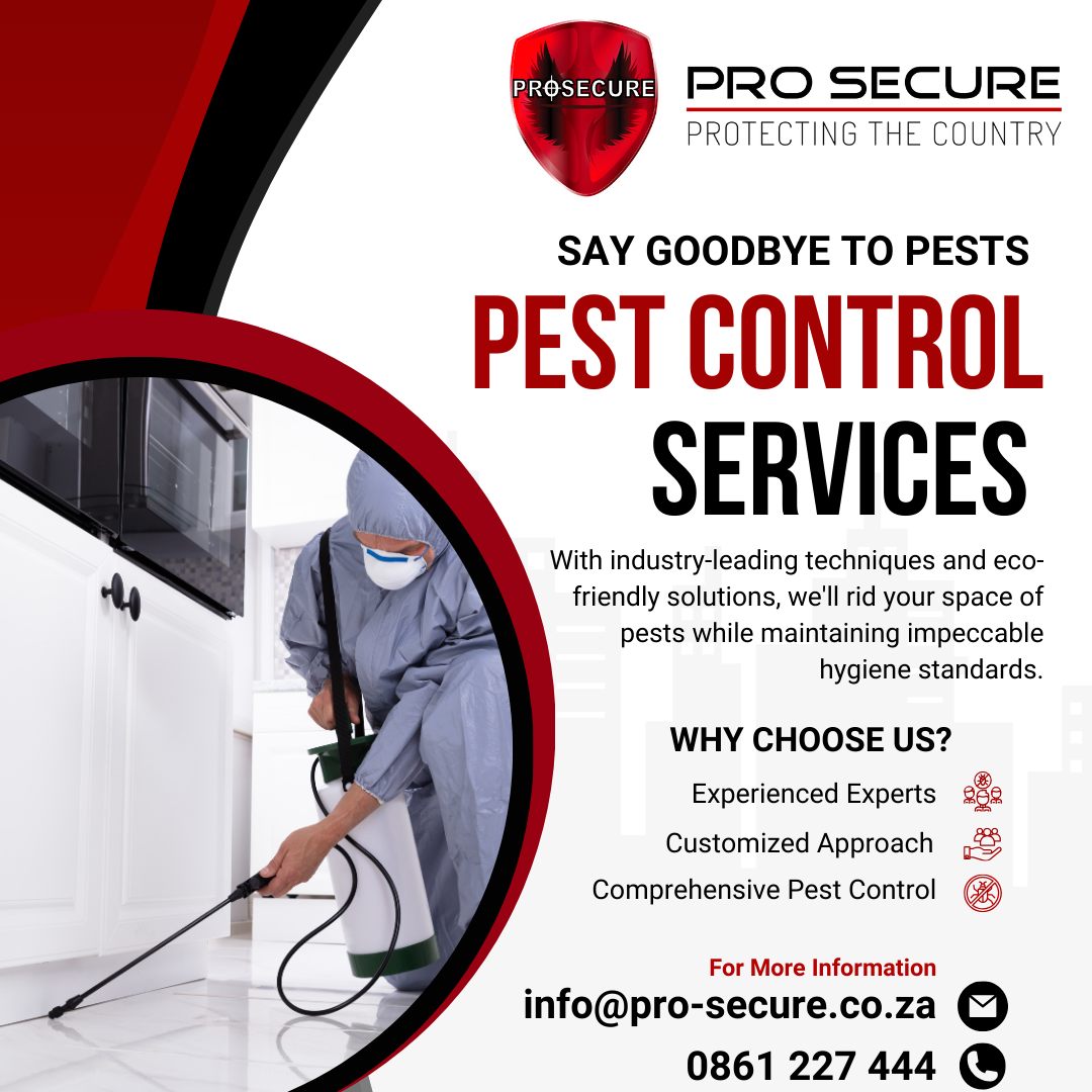 Pro - Say goodbye to pests and hello to pristine cleanliness with Pro ...