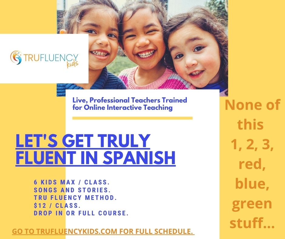 New September school schedule... - TruFluency Kids Spanish | Facebook