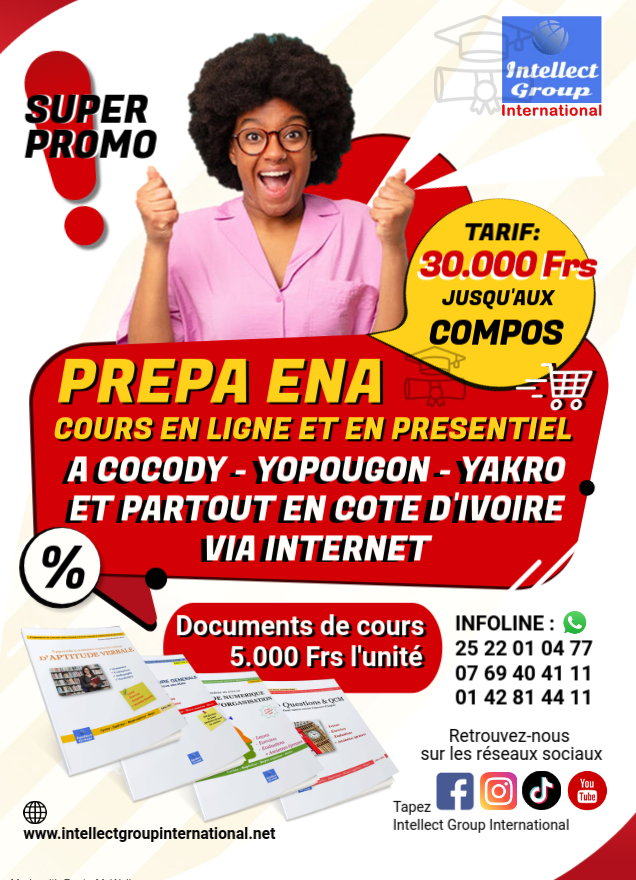 Intellect - COURS DE PREPARATION - CONCOURS ENA 2025