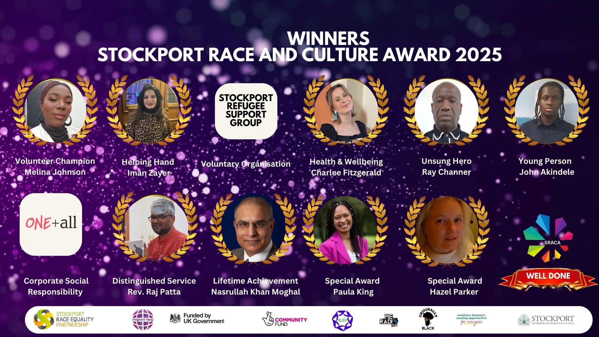 Stockport Race Equality Partnership - SRACA 2025 Winners 🎉🥳 A huge ...