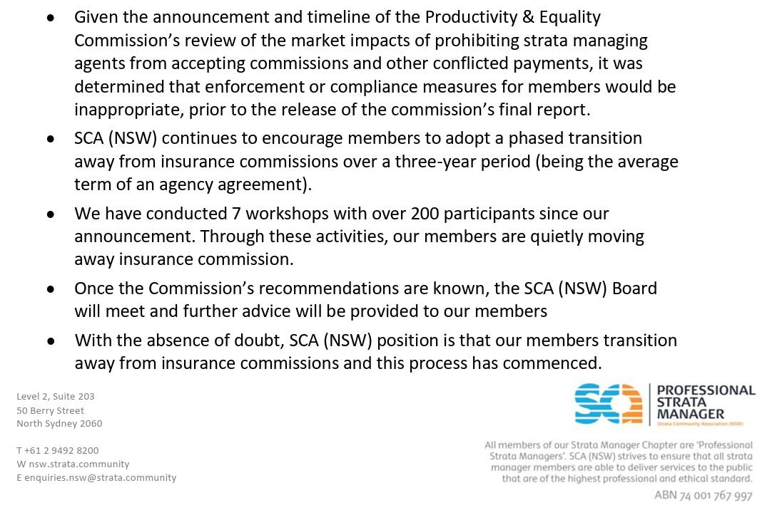 Curated visual reference: Picture Idea: Strata Owners Alliance