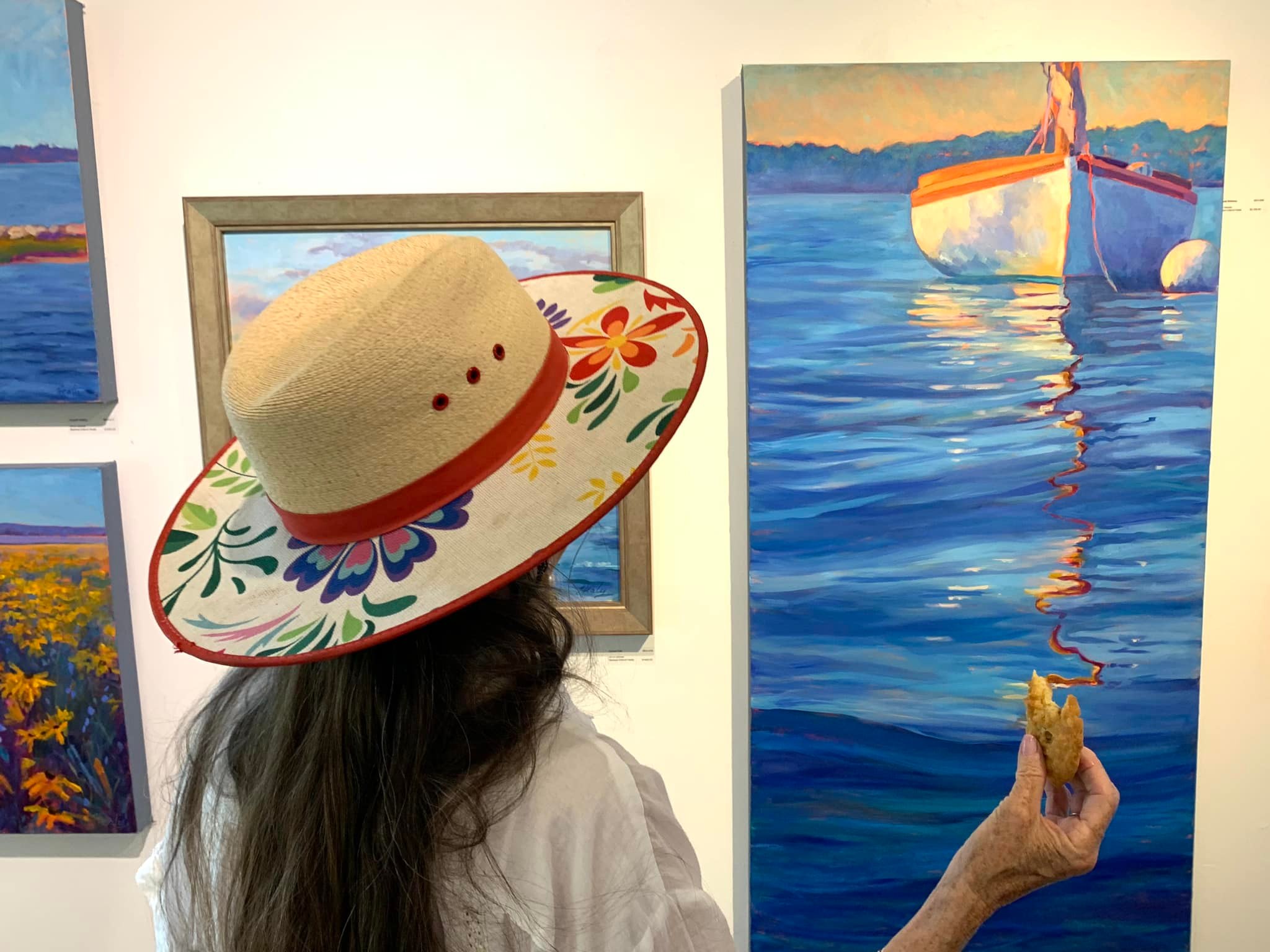 Great talking to Coffee with America about my new art exhibit THE