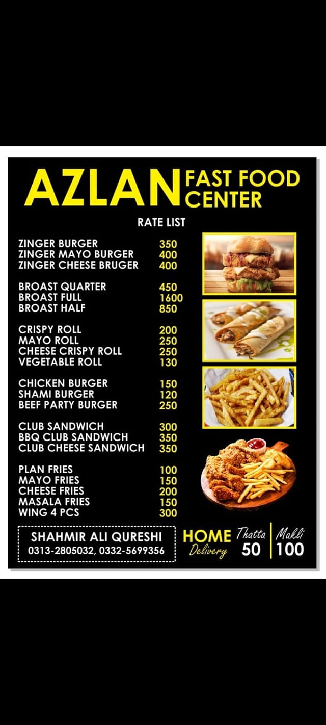 Azlan Fast Food Center | Facebook