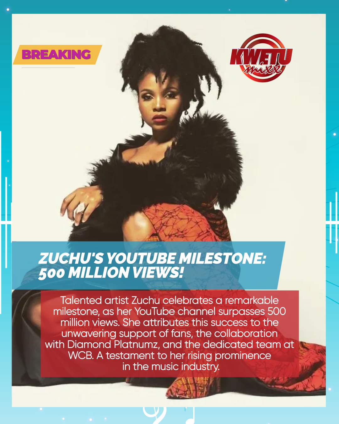 🎉 Join us in celebrating Zuchu's... - Kwetu Mixx Music Show