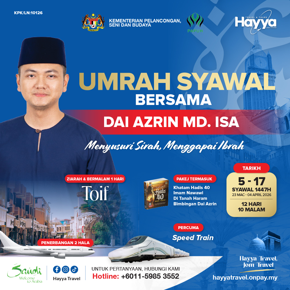 Hayya Travel - Umrah Syawal Bersama Hayya Travel 🌙 Tahun... | Facebook