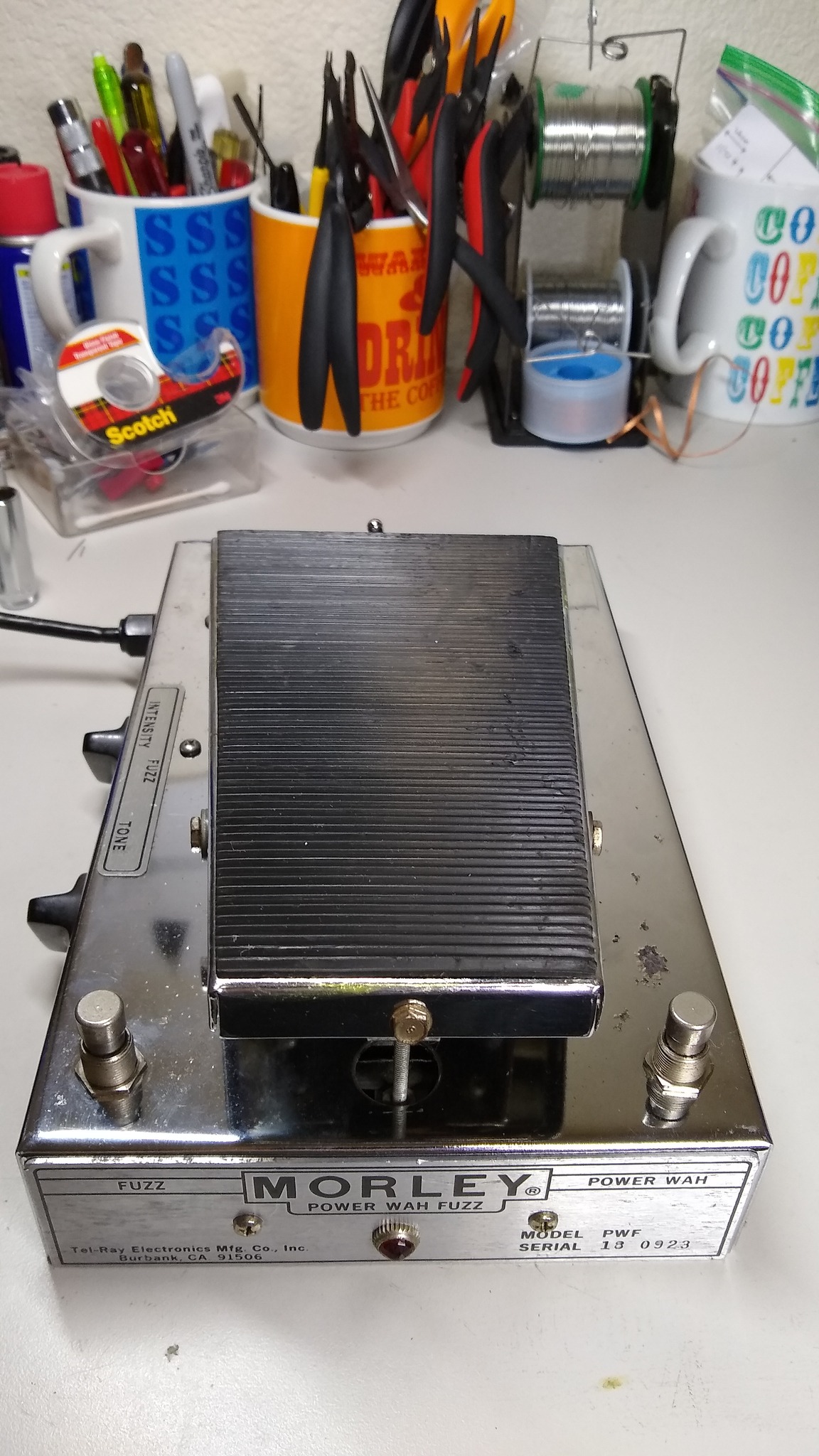 Repairing a Morley EVO-1 Oil Can Echo pedal