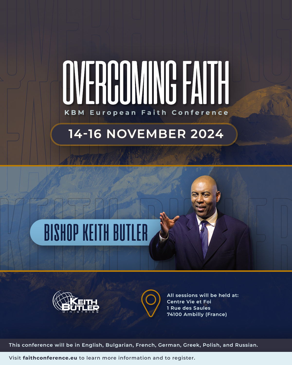 NEW DATES!!!🗓️⏰ Update your... - Keith Butler Ministries | Facebook