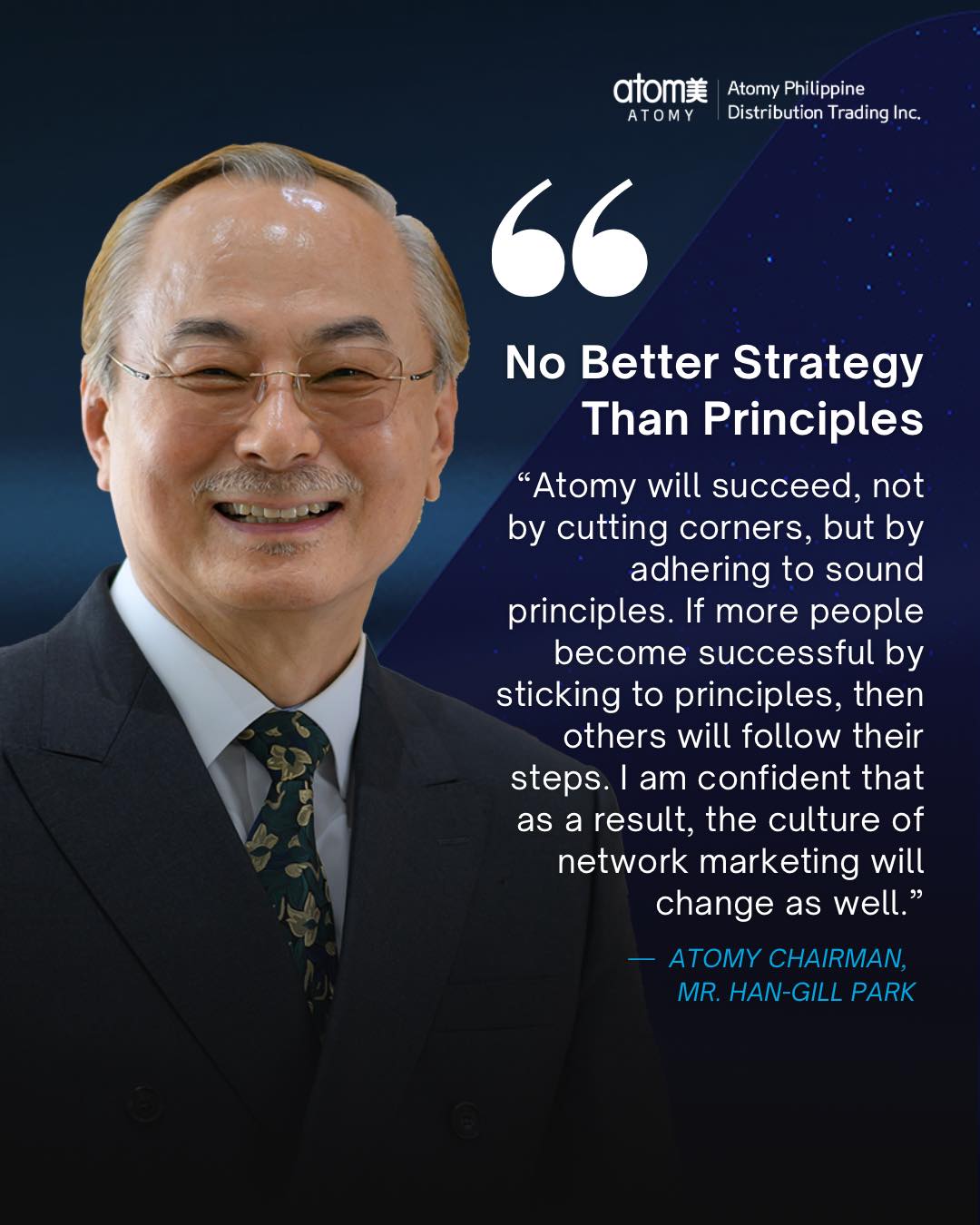 Atomyph_official - No Better Strategy Than Principles “Atomy will ...