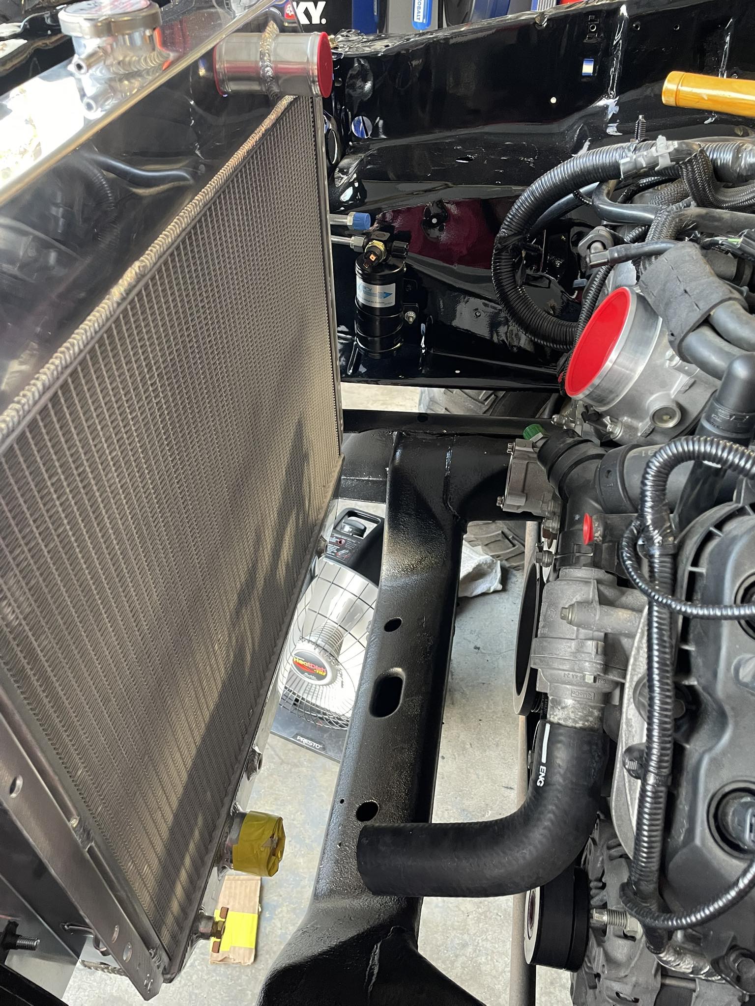 F100 Coyote Swaps & Tech | What’s everyone doing for radiator hose hook ...