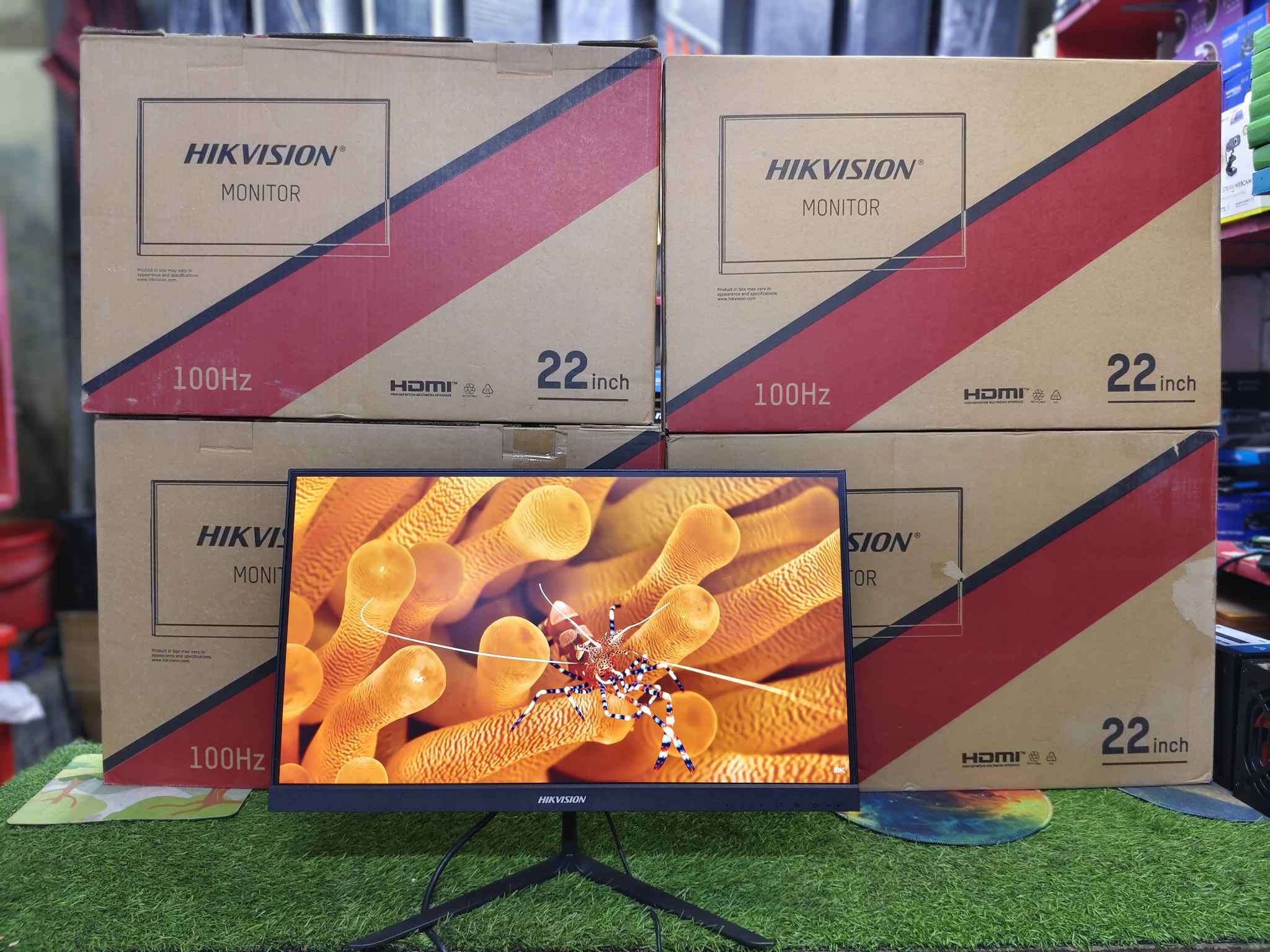 22” Borderless Hikvision LED Monitor 100Hz Smooth Refresh Rate ...