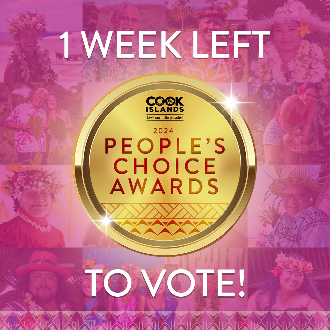 Cook Islands - JUST ONE WEEK LEFT TO VOTE😱 Only 7 days...