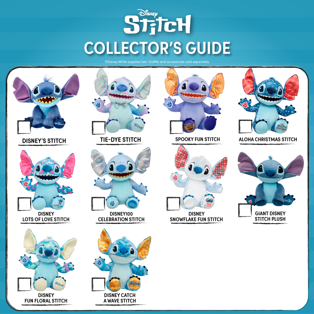 ぬいぐるみ Disney Ohana Bear-sity Experiment One How many of our Disney Stitch plush do you have in your Ohana? Use