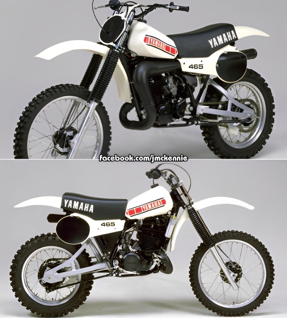 Vintage Yamaha YZ465 motorcycle experience