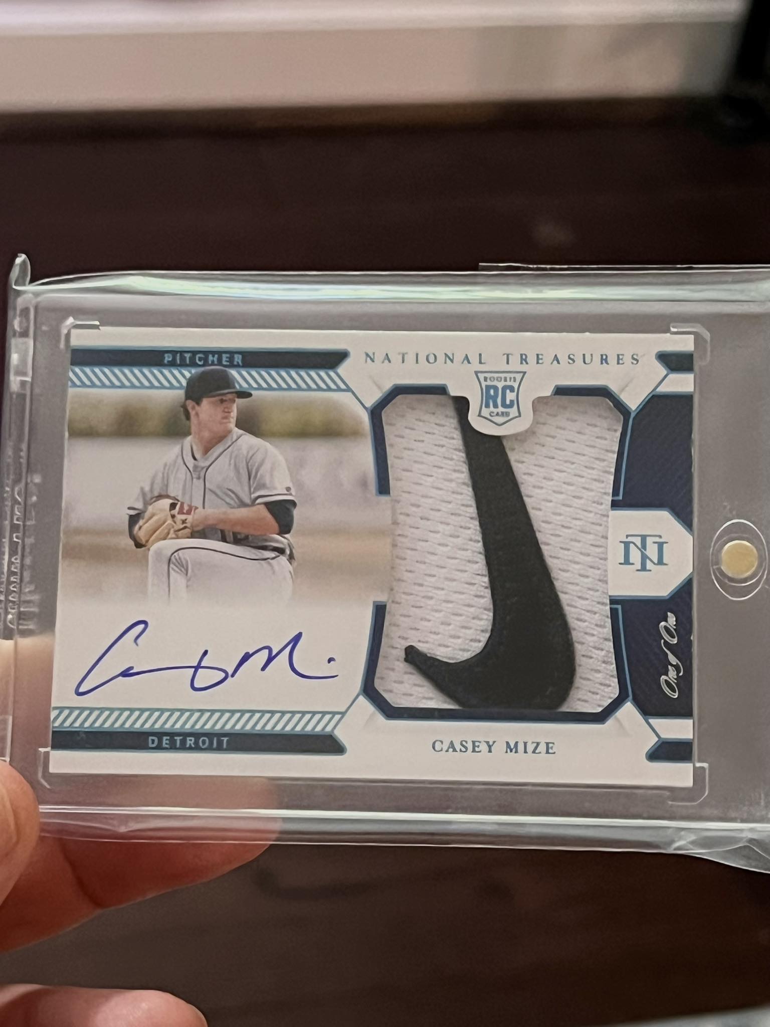 Casey Mize has his first official rookie card in 2021 Topps Series 