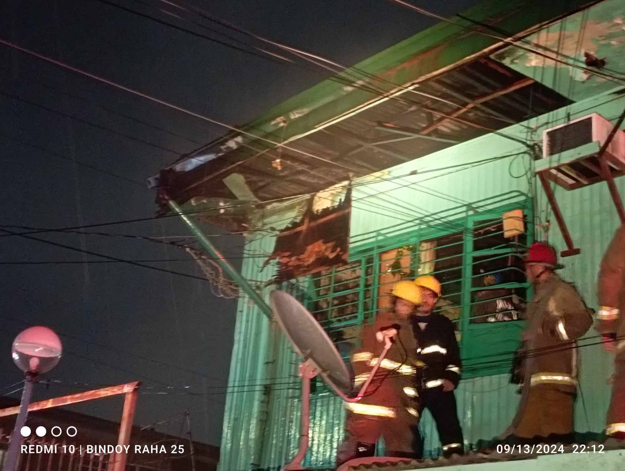 Philippine - Firefighters extinguished a fire alarm that razed a ...