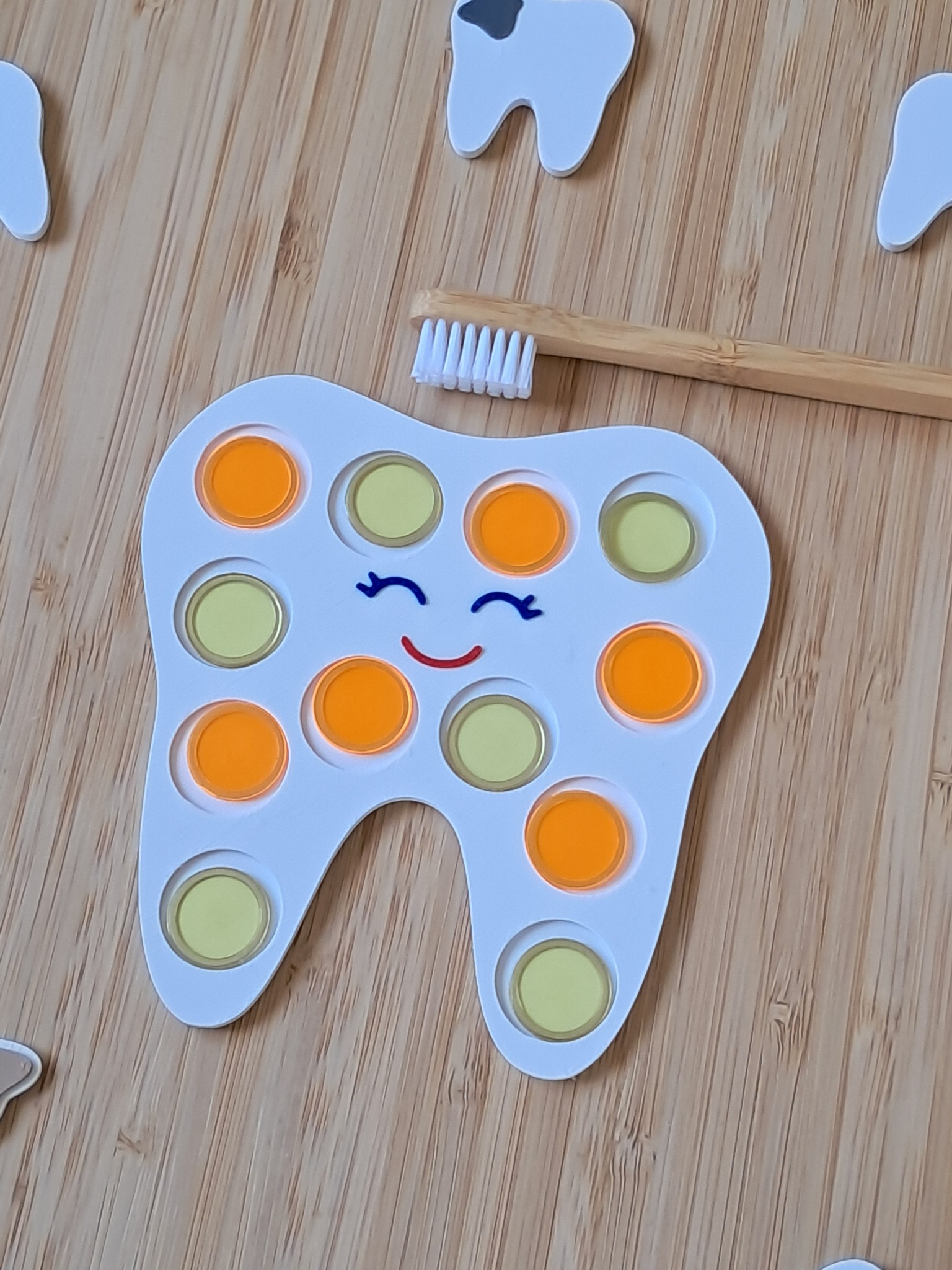 Besttile Lot de 50 tableaux de brossage des dents, cartes de récompense pour l'hygiène dentaire, cartes de récompense pour soins des enfants (8,9 x 5,1 cm