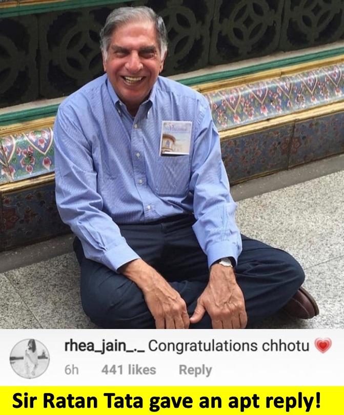 The Youth - Sir Ratan Tata gave a first-class reply. See...