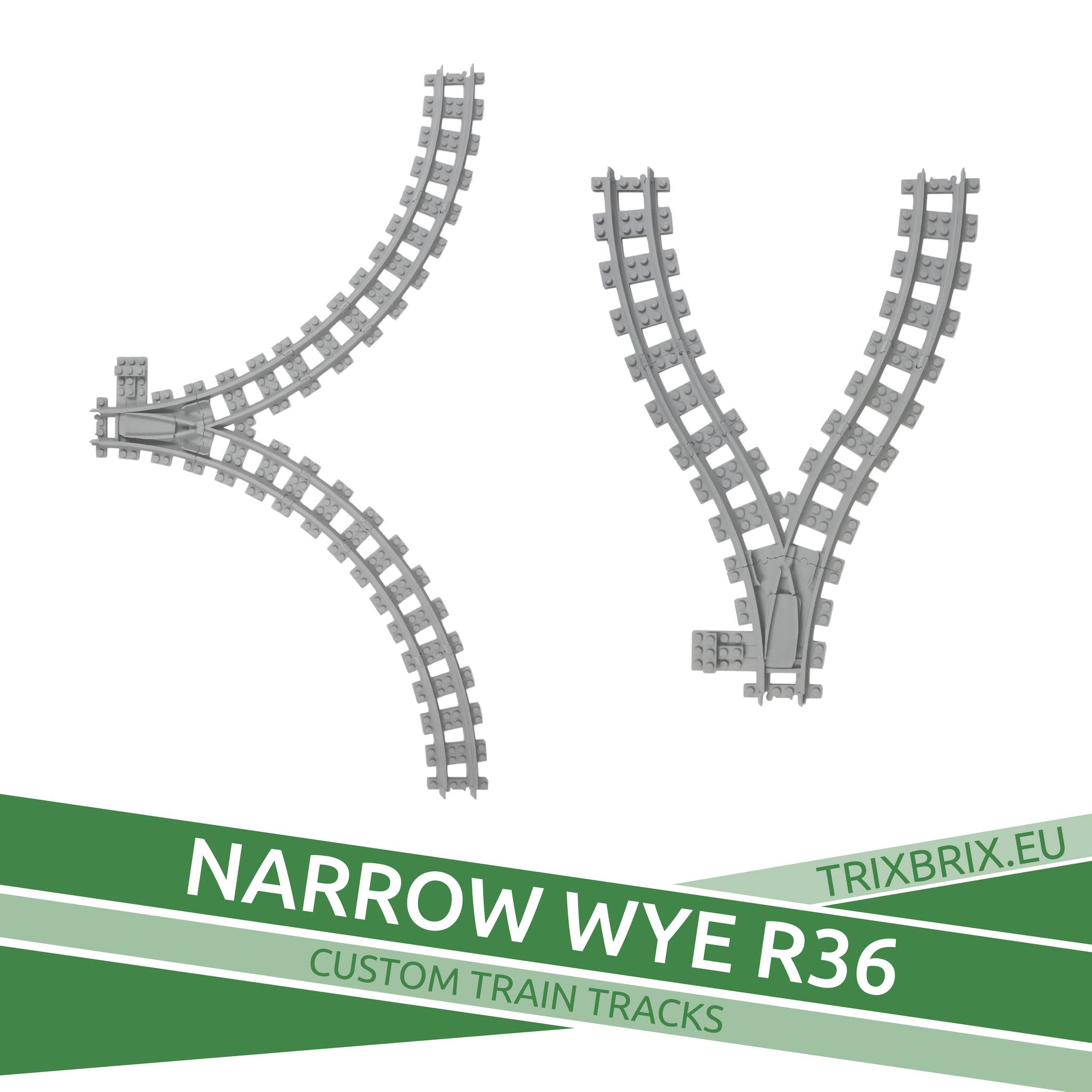 TrixBrix - 🚂🛤️ New Release: Narrow Wye Switch R36!...
