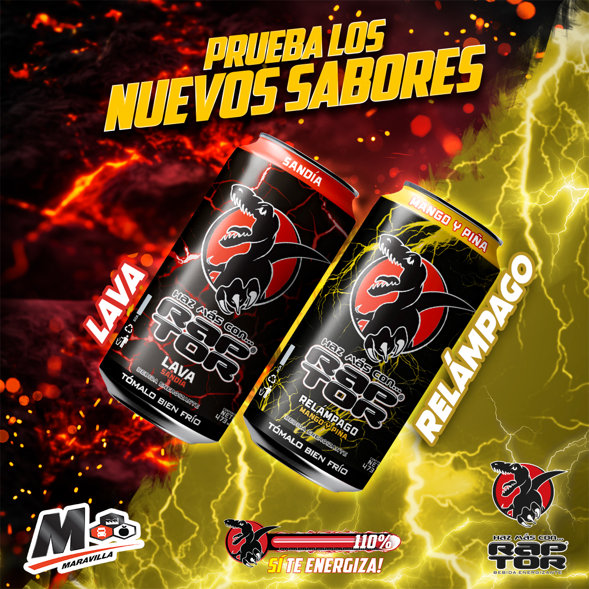 YosiSideral - ¡Conoce los nuevos sabores Raptor! Lava con delicioso ...