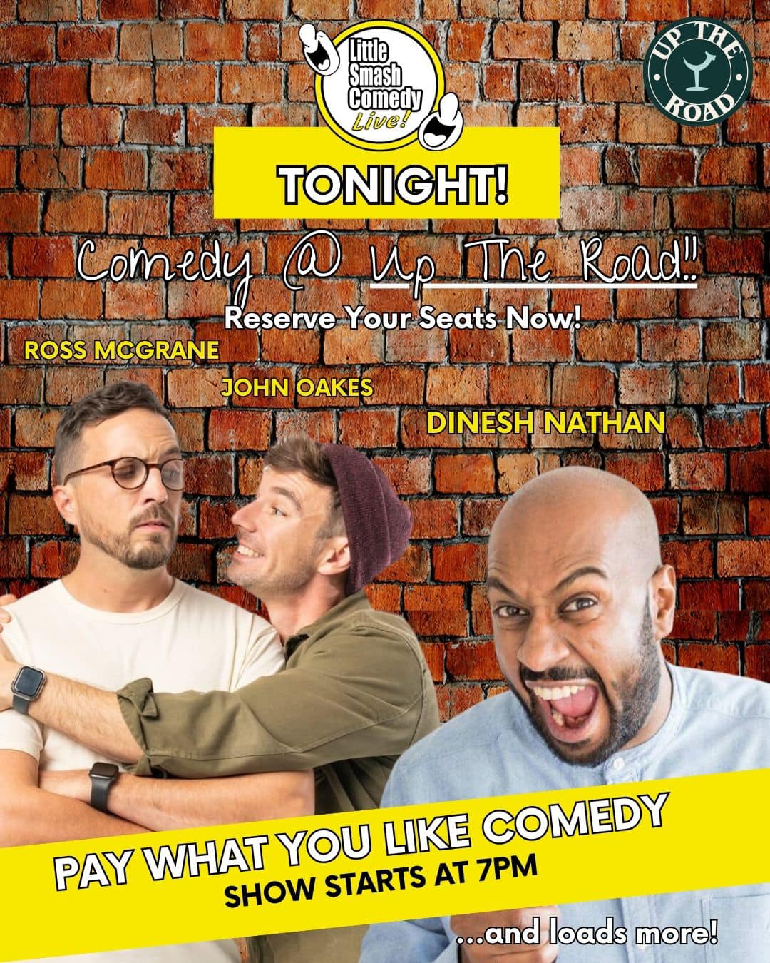 Up The Road - Comedians Cocktail Lounge | Southend-on-Sea