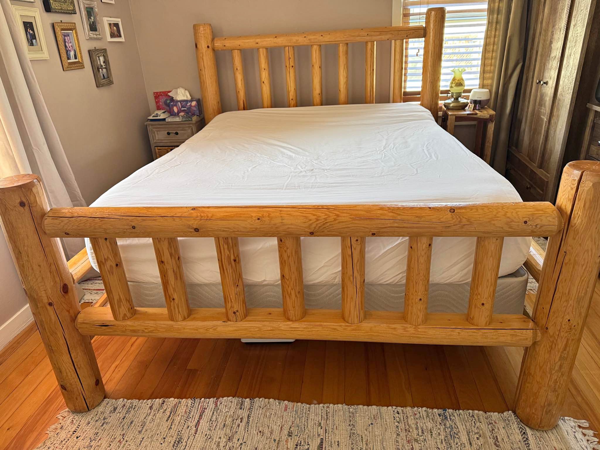 Log, queen size bed - Beds & Bed Frames - Sandpoint, Idaho | Facebook ...