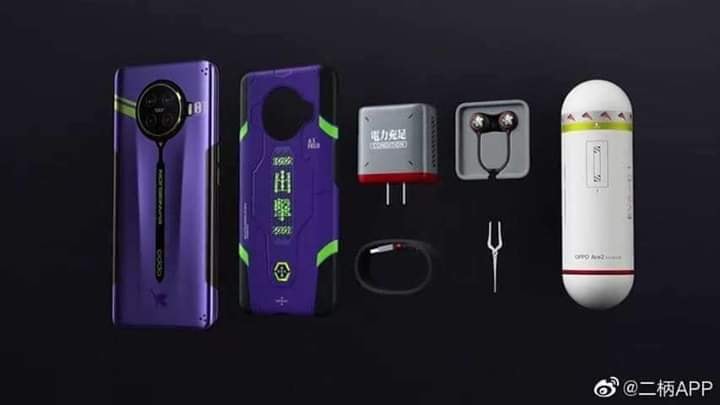 未開封OPPO Ace 2 EVAコラボ限定モデル➕無線充電器　セット OPPO X EVANGELION! 📱 OPPO Ace2 Evangelion edition, complete with