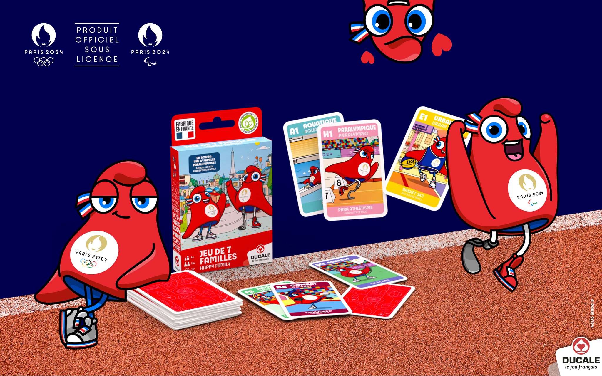 Jeux Ducale - 🥇 JEU DE 7 FAMILLES MASCOTTES PARIS 2024 🥇... | Facebook