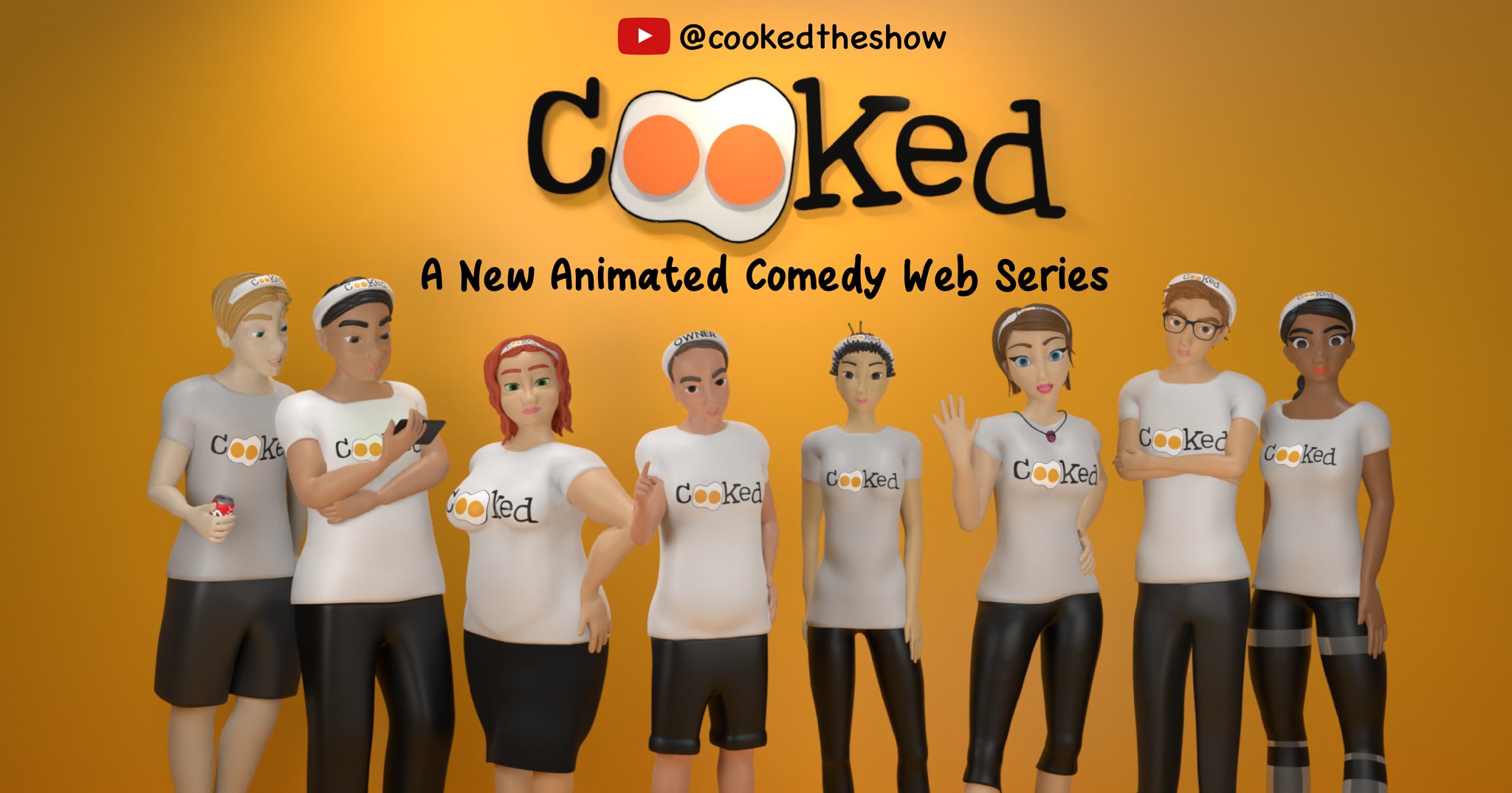 Cooked - From left to right: Johnno, Anthony, Miranda, Jock, Rosie ...
