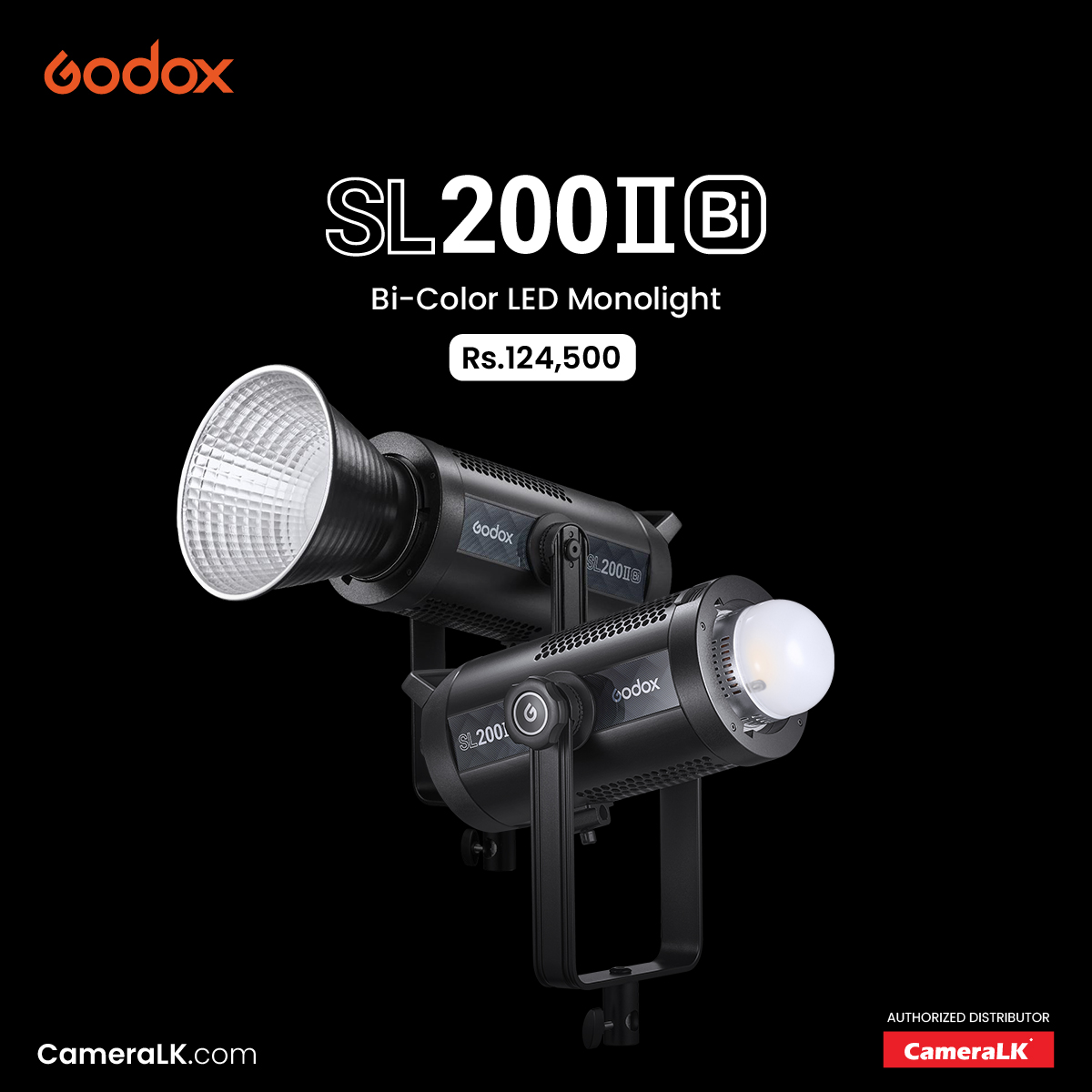 Godox SL200 II Bi-Color LED Video Light Rs.124,500/= Buy Online 