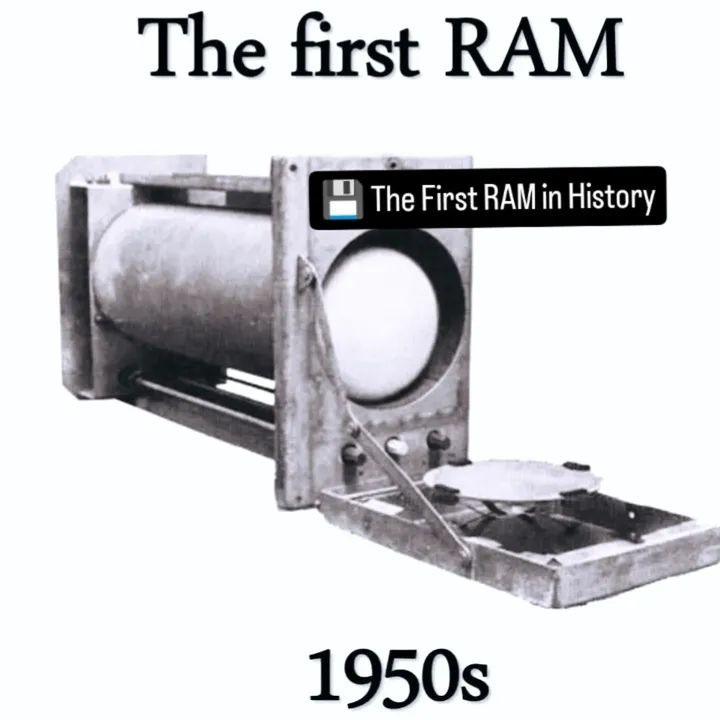 💾 The First RAM in History Did you know that the very first