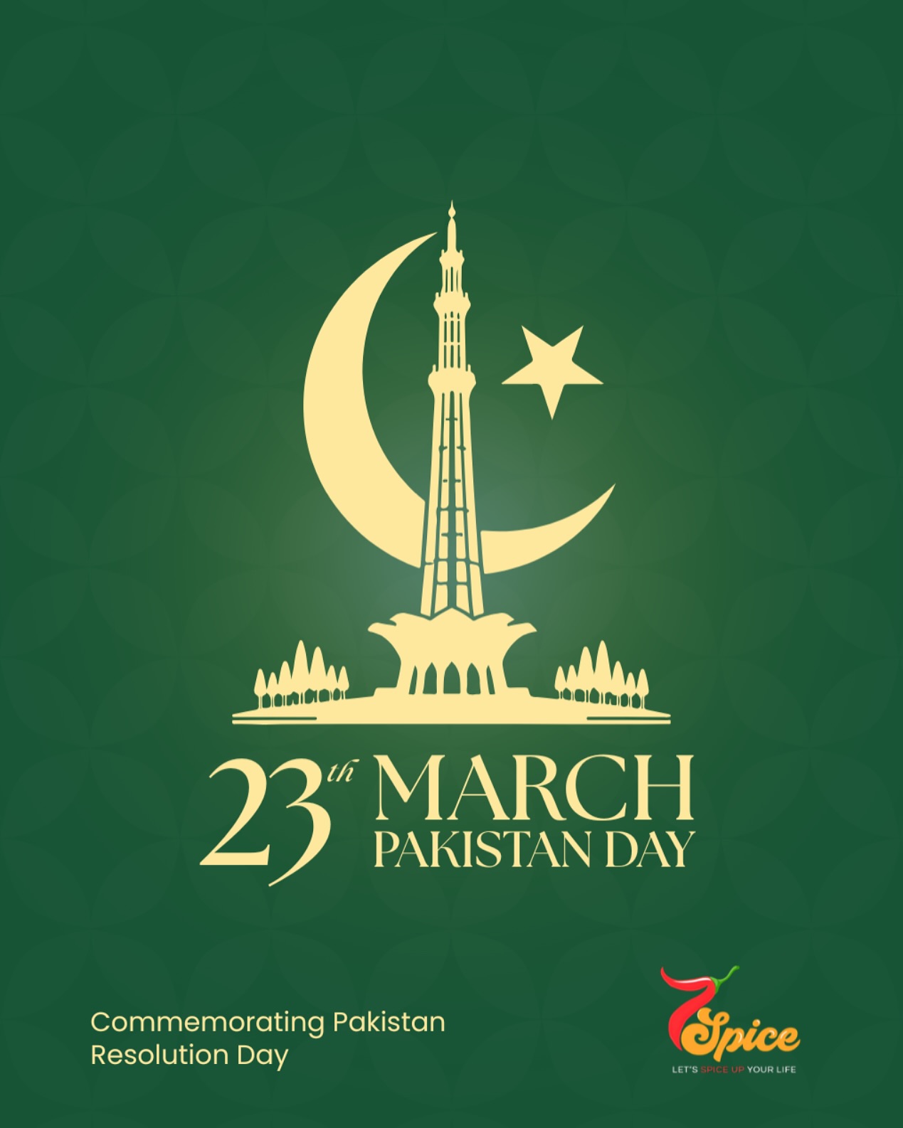 7 Spice - Celebrating the spirit of Pakistan! 🇵🇰 On this Pakistan Day ...