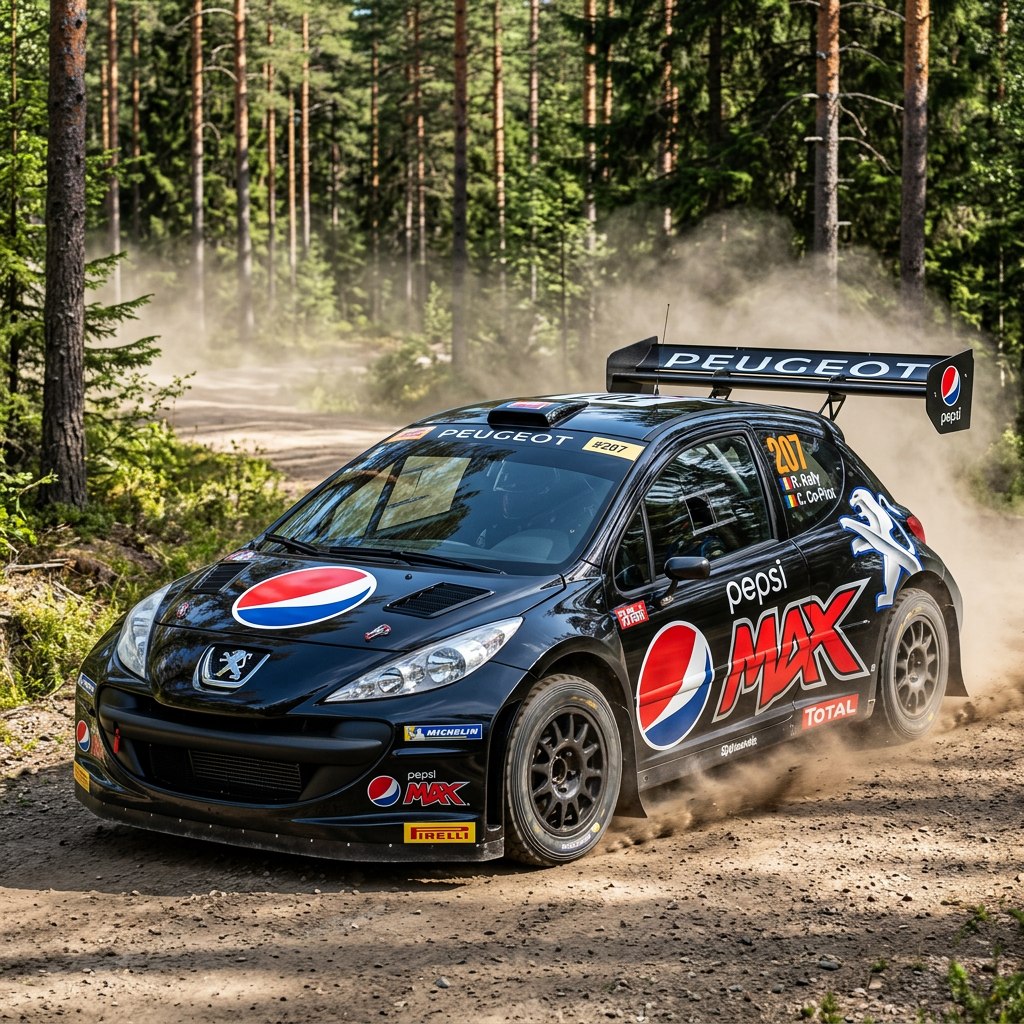 Peugeot 207 Rally Soft Drinks