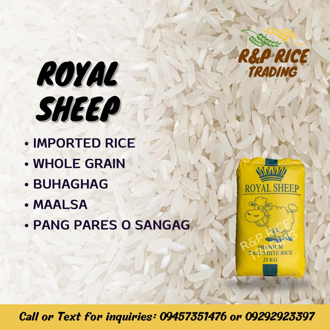 R&P - ROYAL SHEEP (THAI RICE) 25KG 🌾 P1,200 PICK UP‼️ 📍 𝐑&𝐏 𝐑𝐢𝐜𝐞 ...