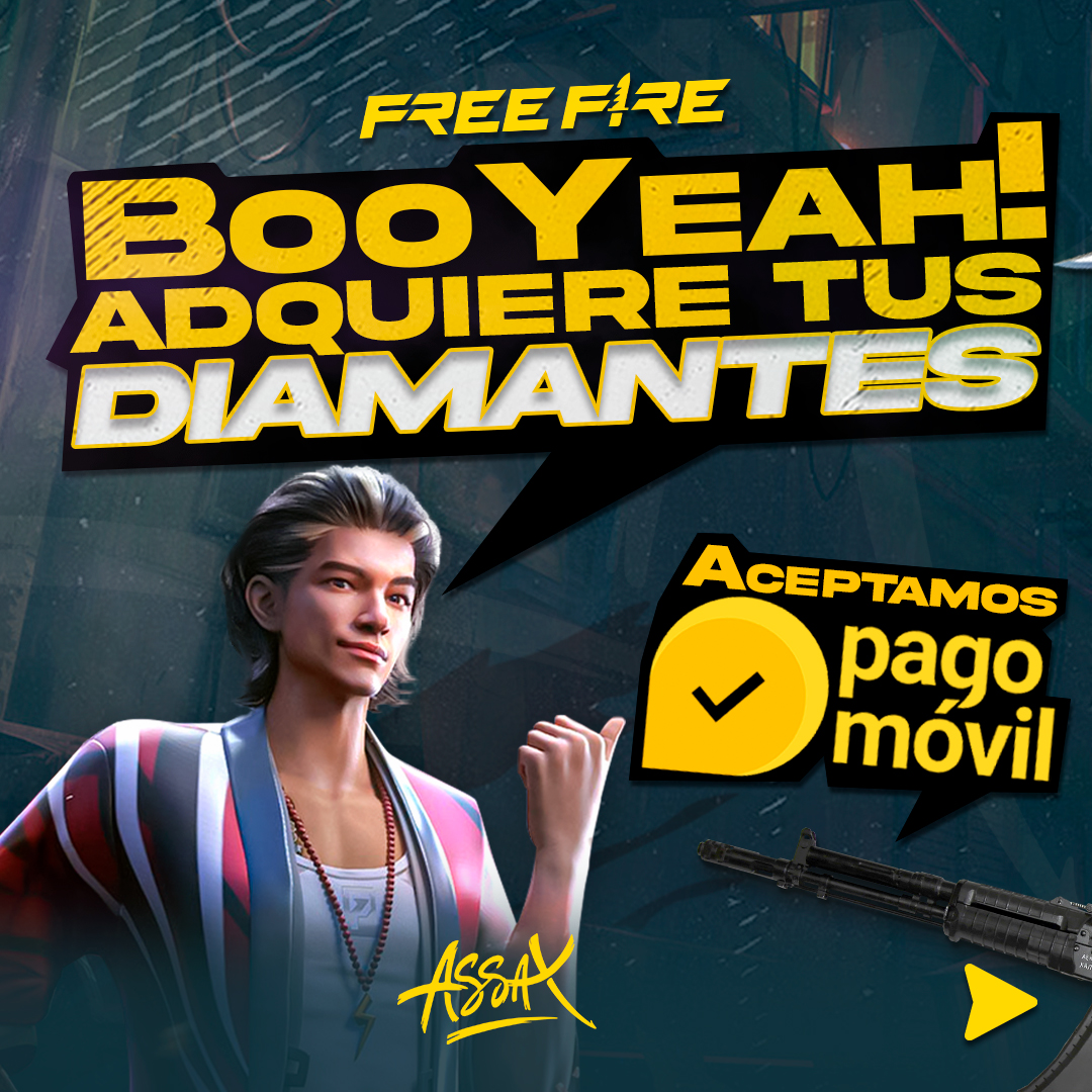 AssaX - Recarga tus diamantes para FREE FIRE 🔥 Págalos... | Facebook