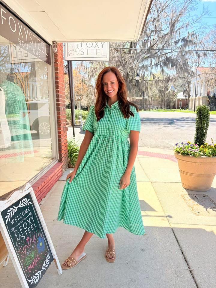 classic easter dress Your just found you 💚 This flattering, easy-to-wear gingham dress is perfect for everything on your spring calendar—Easter Sunday, brunch dates, and all the moments in between. Comfortable, classic, and church easter dresses for tweens