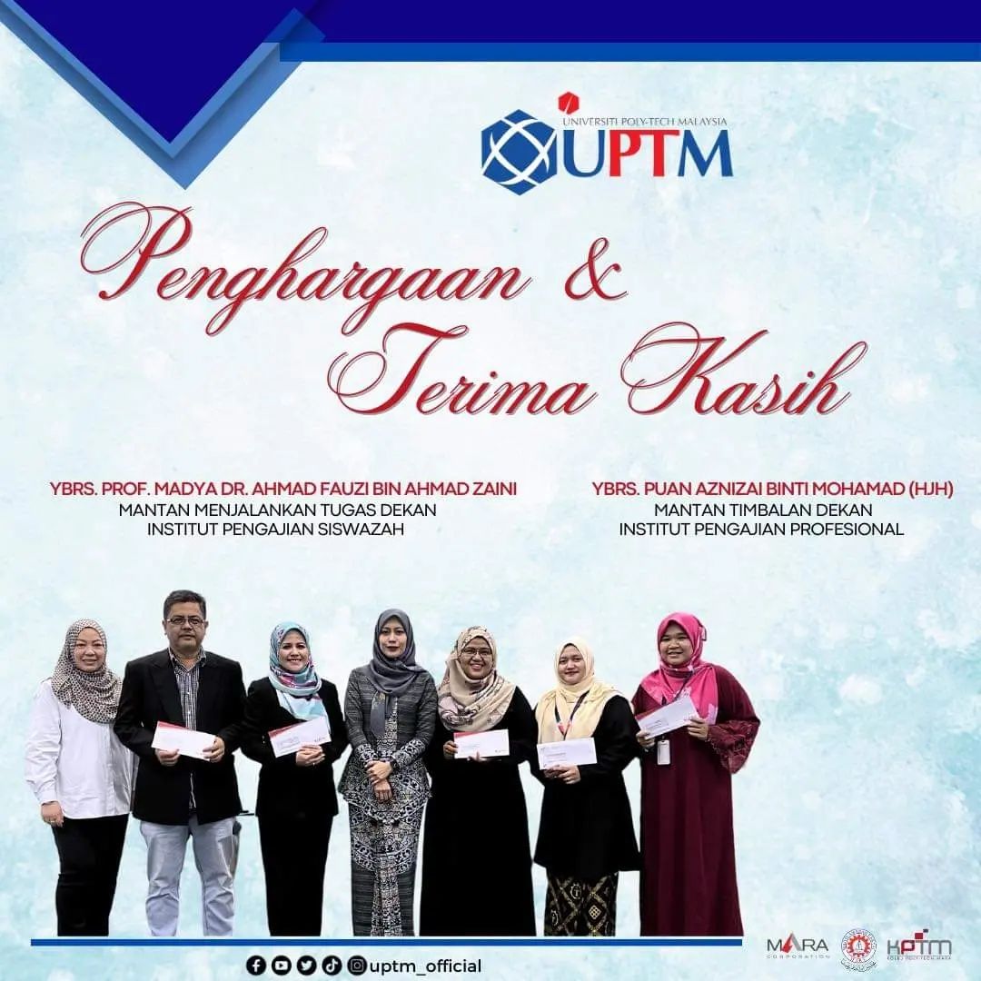 TAHNIAH & TERIMA... - Faculty of Business & Accountancy UPTM | Facebook
